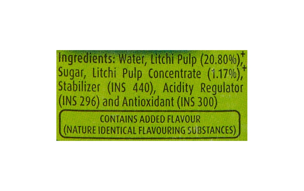 Real Fruit Power Litchi   Tetra Pack  1 litre